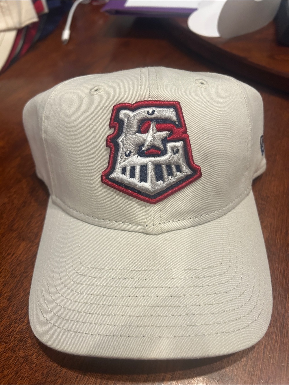 Round Rock Express New Era Light Khaki 9Twenty Baseball Cap E Train O/S